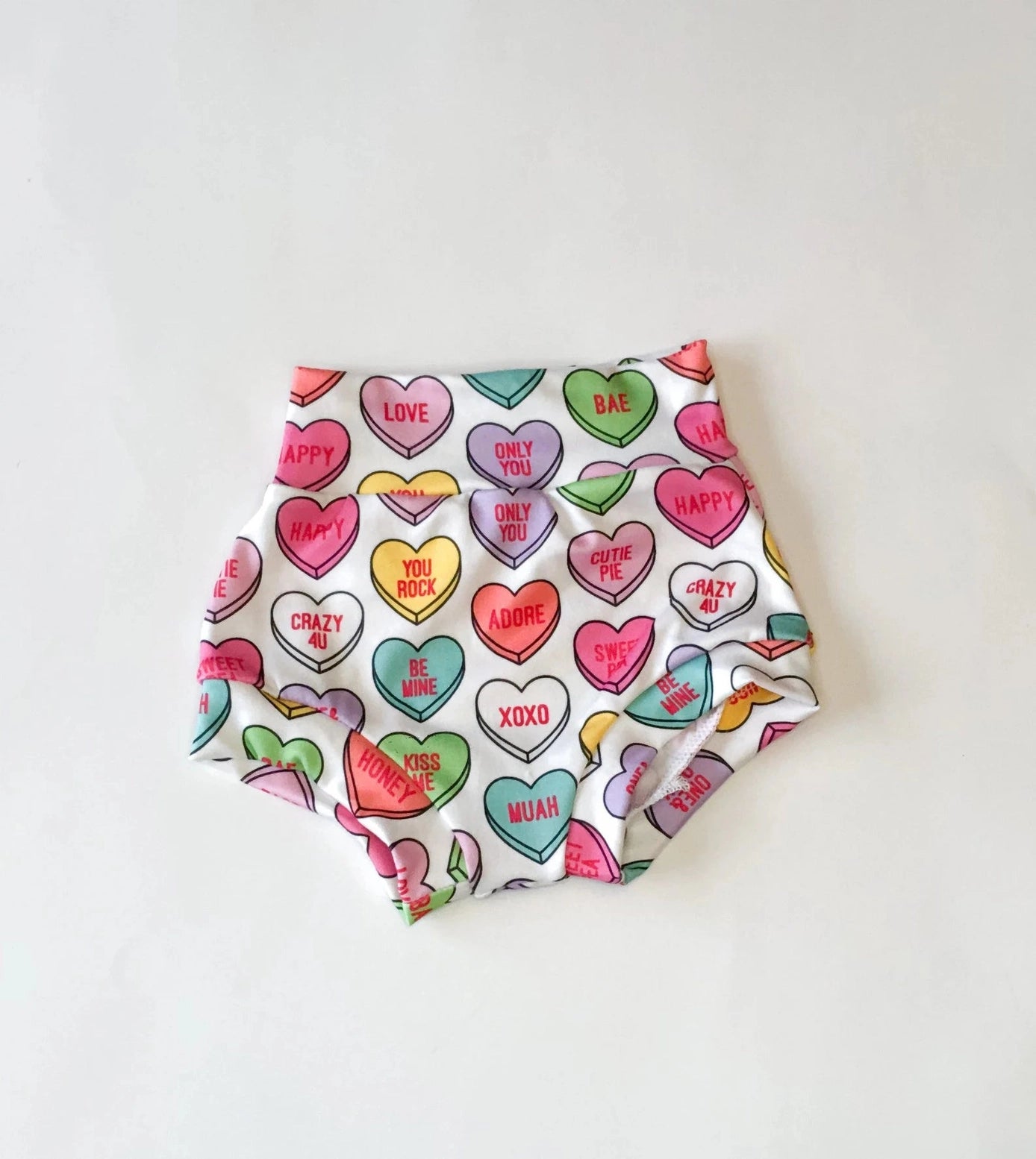 Daddy Is My Valentine Conversation Heart Bummies Set