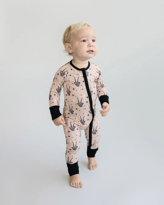 Bamboo Zip Romper | Spooky Vibes(Order now, ships Sep 1st)