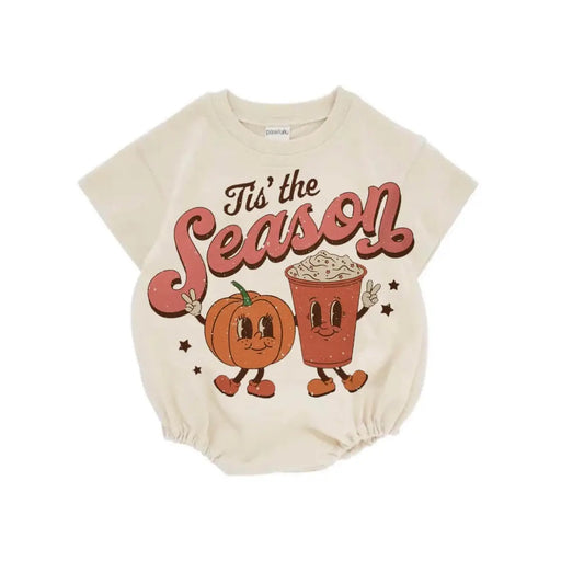 Tis the Season Baby/Toddler Halloween Romper (Order now, ships August 30th)