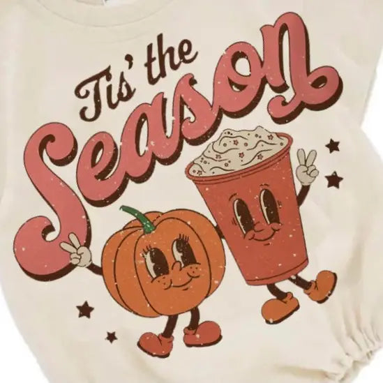 Tis the Season Baby/Toddler Halloween Romper (Order now, ships August 30th)